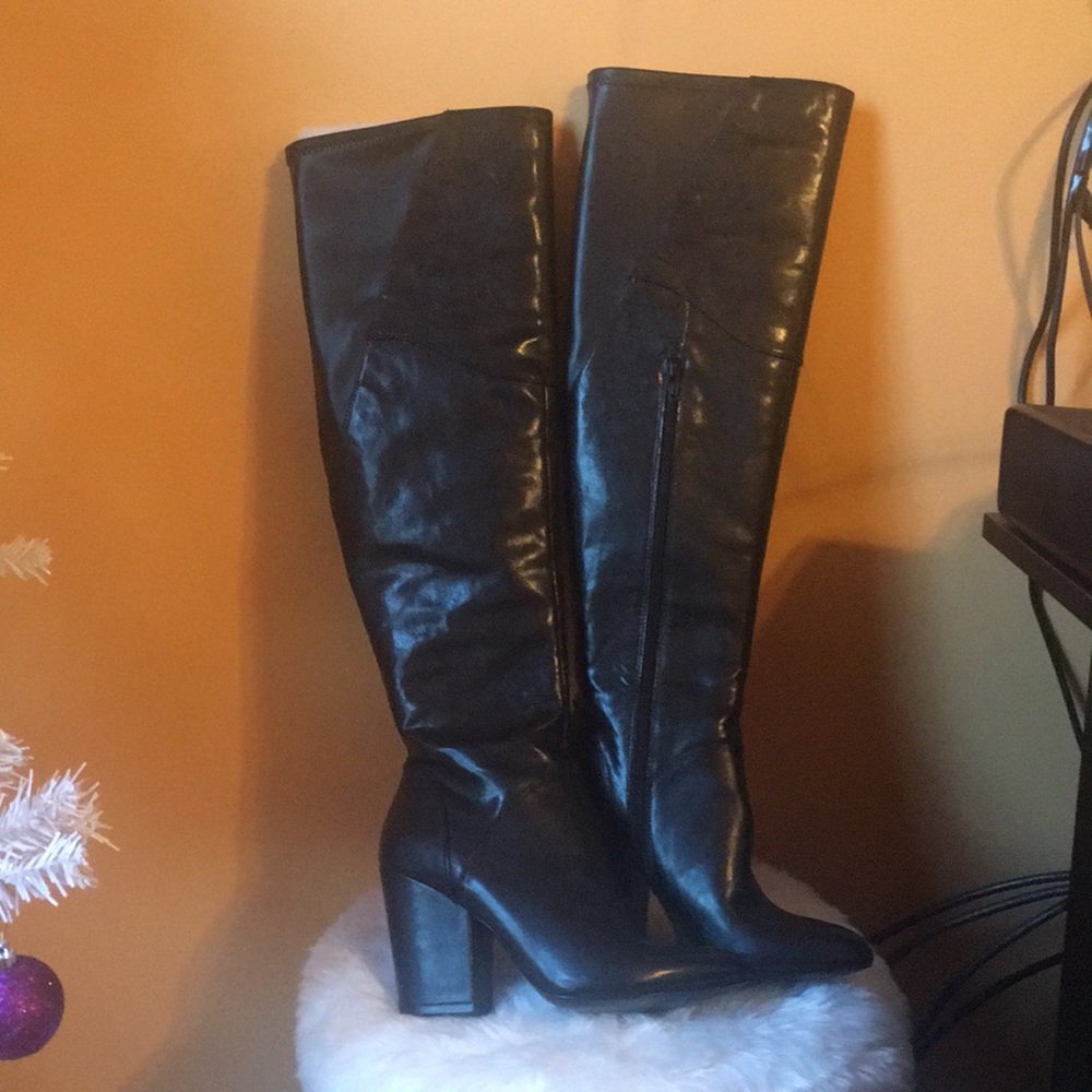Black Nine West Boots (SOLD ON MERCARI)